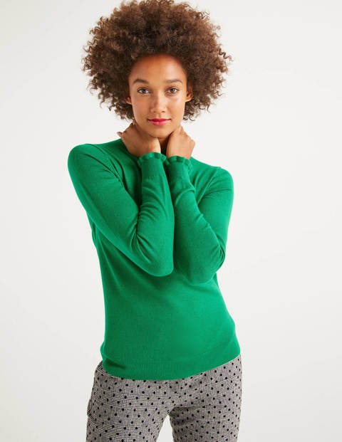 Lara Pullover - Schottengrün Lara Pullover - Schottengrün
