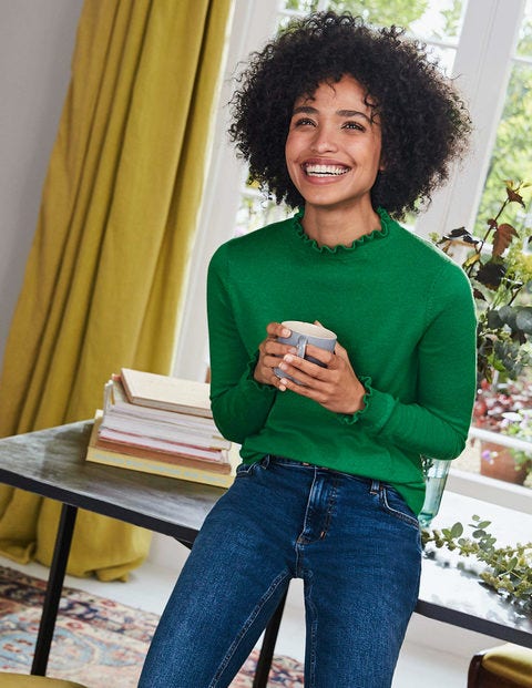 Lara Pullover - Schottengrün Lara Pullover - Schottengrün