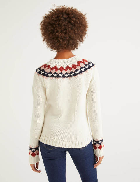 Cordelia Fair Isle Jumper - Ivory Cordelia Fair Isle Jumper - Ivory