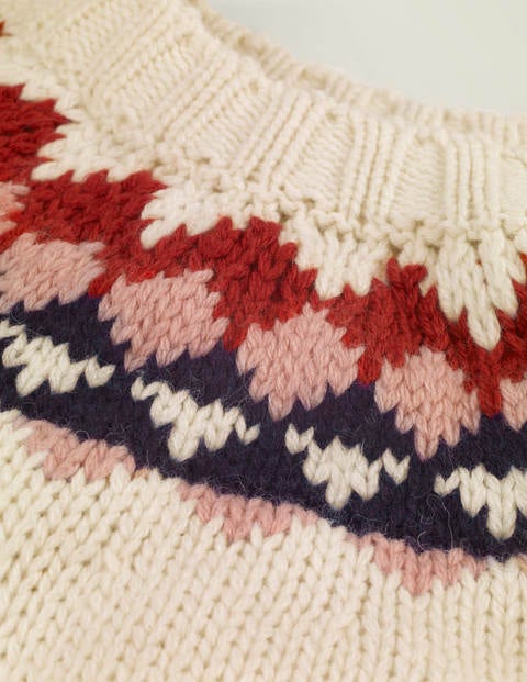Cordelia Fair Isle Jumper - Ivory Cordelia Fair Isle Jumper - Ivory