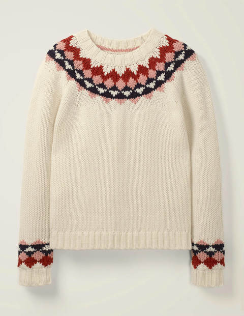 Cordelia Fair Isle Jumper - Ivory Cordelia Fair Isle Jumper - Ivory
