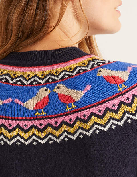 Festive Fair Isle Sweater - Navy Festive Fair Isle Sweater - Navy