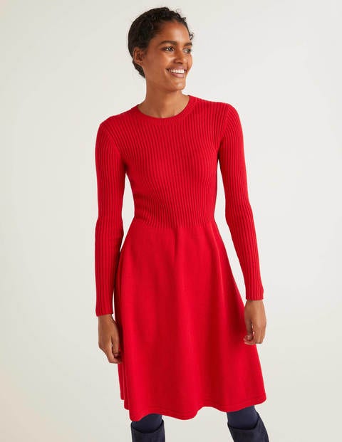 Gemma Kleid - Weihnachtssternrot Gemma Kleid - Weihnachtssternrot