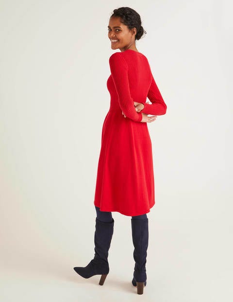 Gemma Kleid - Weihnachtssternrot Gemma Kleid - Weihnachtssternrot
