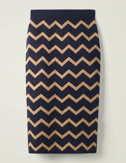 Antonia Skirt - Lurex Zig Zag Antonia Skirt - Lurex Zig Zag