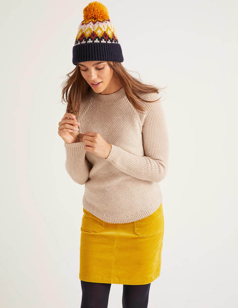 Leonora Textured Jumper - Chinchilla Leonora Textured Jumper - Chinchilla