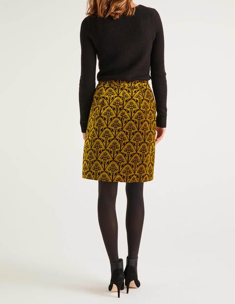 Mimi Velvet Skirt - Trumpet, Poppyseed Bud Mimi Velvet Skirt - Trumpet, Poppyseed Bud