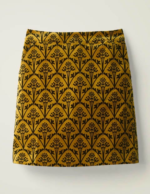 Mimi Velvet Skirt - Trumpet, Poppyseed Bud Mimi Velvet Skirt - Trumpet, Poppyseed Bud