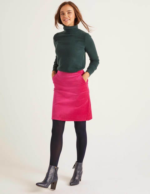 Mimi Velvet Skirt - English Berry Mimi Velvet Skirt - English Berry