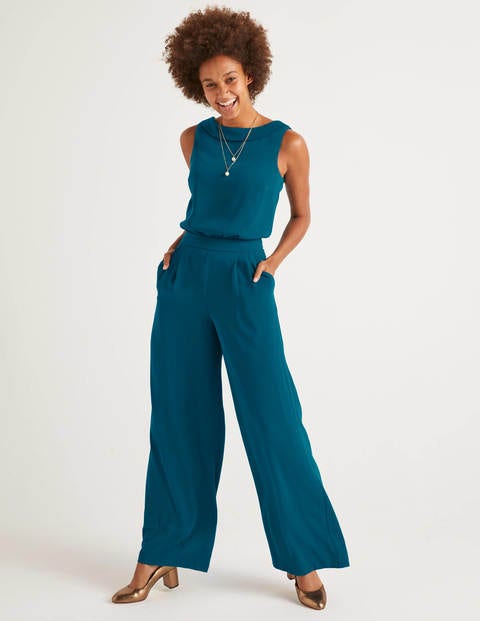 Clarissa Jumpsuit - Dunkles Petrol Clarissa Jumpsuit - Dunkles Petrol
