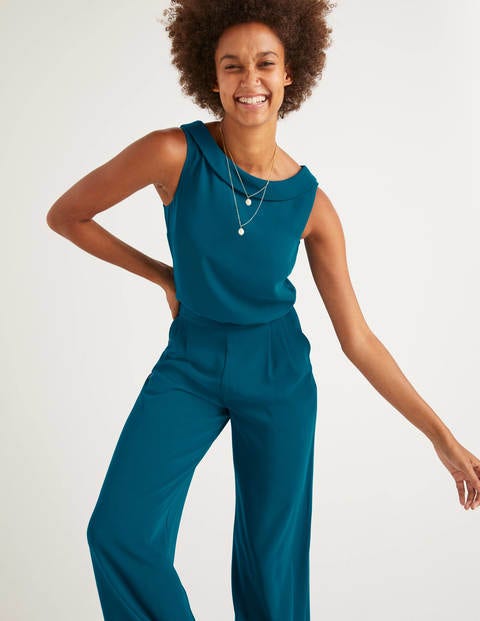 Clarissa Jumpsuit - Dunkles Petrol Clarissa Jumpsuit - Dunkles Petrol