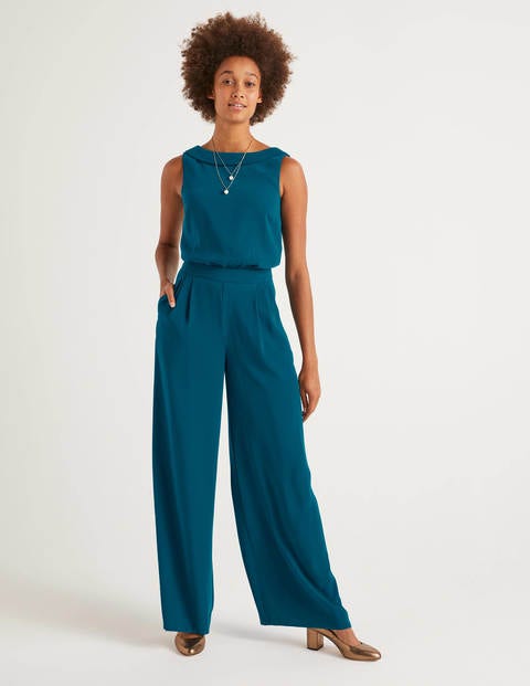 Clarissa Jumpsuit - Dunkles Petrol Clarissa Jumpsuit - Dunkles Petrol