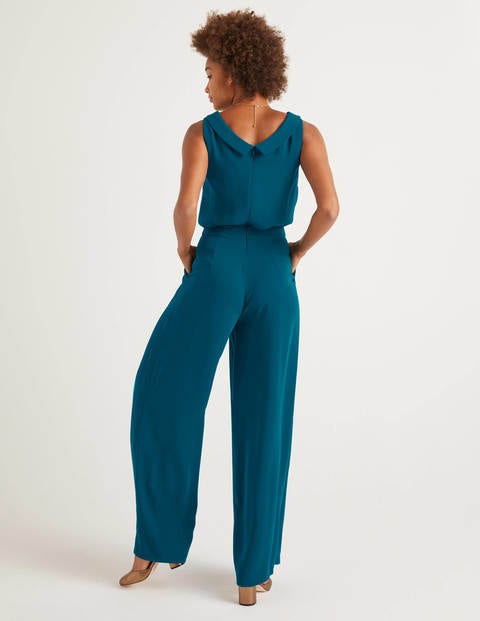 Clarissa Jumpsuit - Dunkles Petrol Clarissa Jumpsuit - Dunkles Petrol
