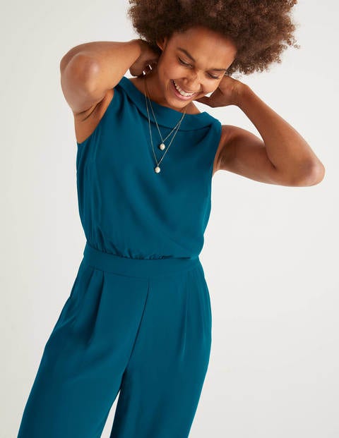 Clarissa Jumpsuit - Dunkles Petrol Clarissa Jumpsuit - Dunkles Petrol
