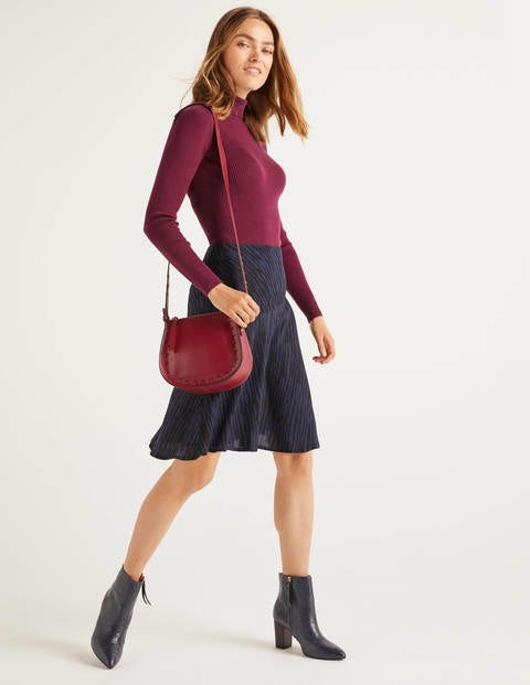Virginia Skirt - French Navy and Black, Safari Virginia Skirt - French Navy and Black, Safari
