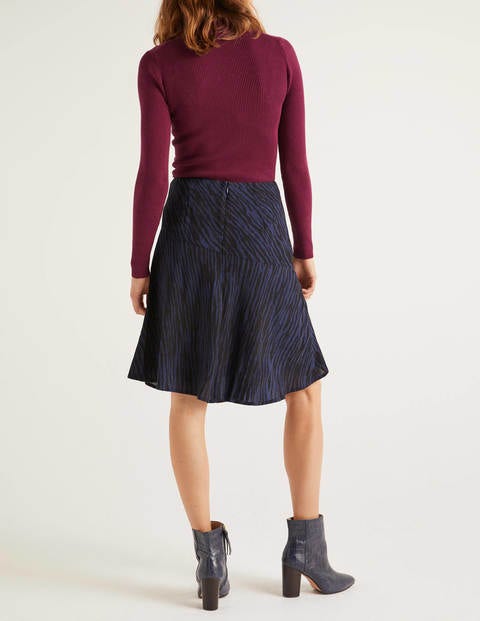 Virginia Skirt - French Navy and Black, Safari Virginia Skirt - French Navy and Black, Safari
