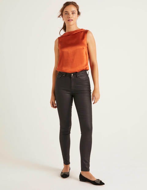 Super-Röhrenjeans - Schwarz, Gewachst Super-Röhrenjeans - Schwarz, Gewachst