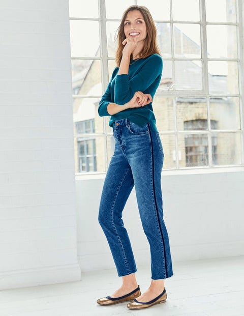 Straight Jeans - Mid Vintage/Side Stripe Straight Jeans - Mid Vintage/Side Stripe