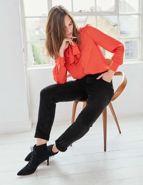 Girlfriend Jeans - Washed Black Girlfriend Jeans - Washed Black