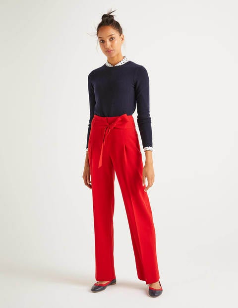 Ketton Wide Leg Pants - Poinsettia Ketton Wide Leg Pants - Poinsettia