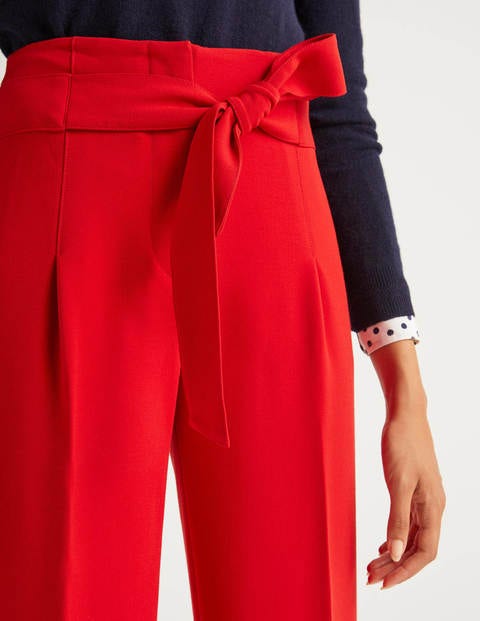 Ketton Wide Leg Pants - Poinsettia Ketton Wide Leg Pants - Poinsettia