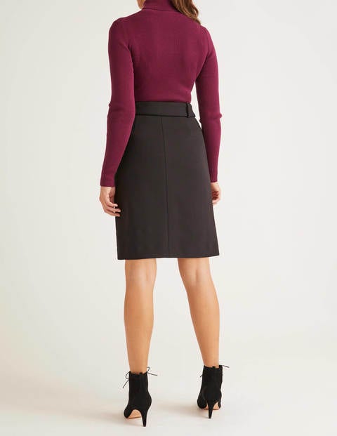 Joanna Belted Skirt - Black Joanna Belted Skirt - Black