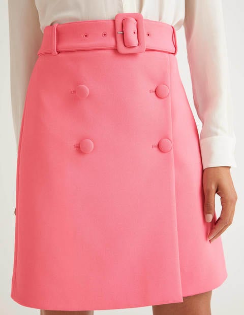 Joanna Belted Skirt - Crayon Pink Joanna Belted Skirt - Crayon Pink