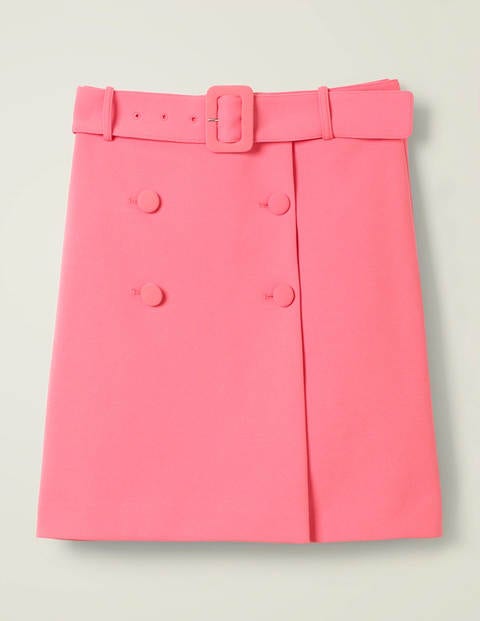 Joanna Belted Skirt - Crayon Pink Joanna Belted Skirt - Crayon Pink