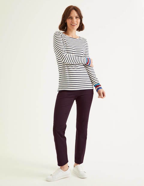 Bath Bi-Stretch 7/8 Trousers - Fig Bath Bi-Stretch 7/8 Trousers - Fig