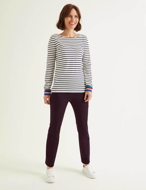 Bath Bi-Stretch 7/8 Trousers - Fig Bath Bi-Stretch 7/8 Trousers - Fig