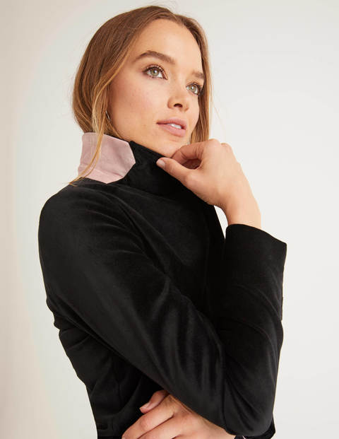 Sackville-West Velvet Blazer - Black Sackville-West Velvet Blazer - Black