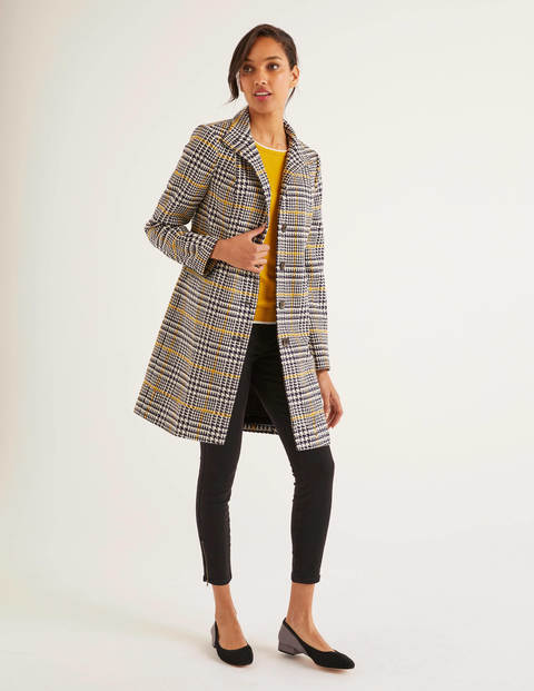 Hengrave Tweed Coat - Chunky POW Yellow Hengrave Tweed Coat - Chunky POW Yellow