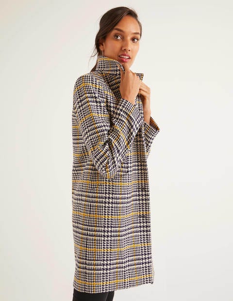 Hengrave Tweed Coat - Chunky POW Yellow Hengrave Tweed Coat - Chunky POW Yellow