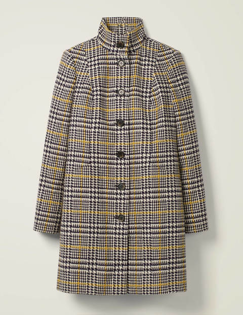 Hengrave Tweed Coat - Chunky POW Yellow Hengrave Tweed Coat - Chunky POW Yellow