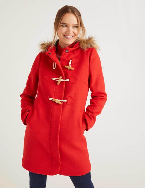 Brontë Duffle Coat - Post Box Red Brontë Duffle Coat - Post Box Red