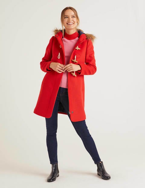 Brontë Duffle Coat - Post Box Red Brontë Duffle Coat - Post Box Red