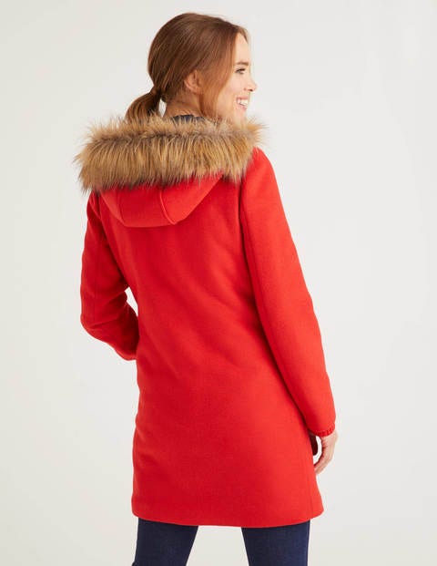 Brontë Duffle Coat - Post Box Red Brontë Duffle Coat - Post Box Red