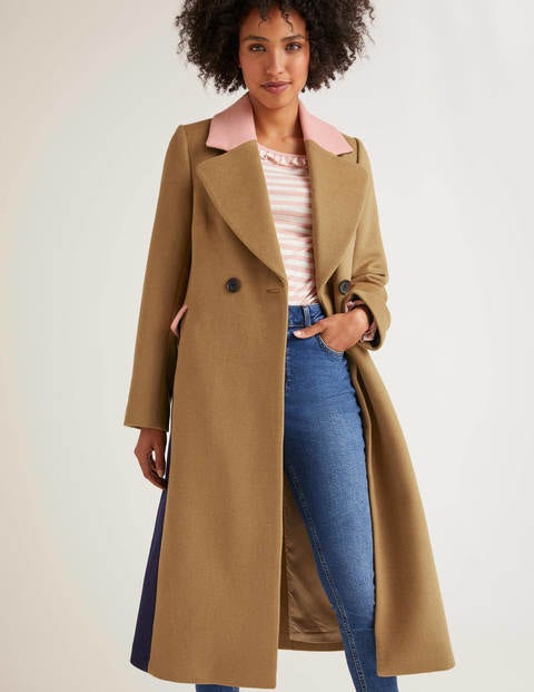 Burney Coat - Camel/Milkshake/Navy Burney Coat - Camel/Milkshake/Navy