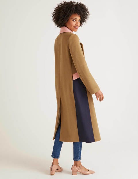 Burney Coat - Camel/Milkshake/Navy Burney Coat - Camel/Milkshake/Navy