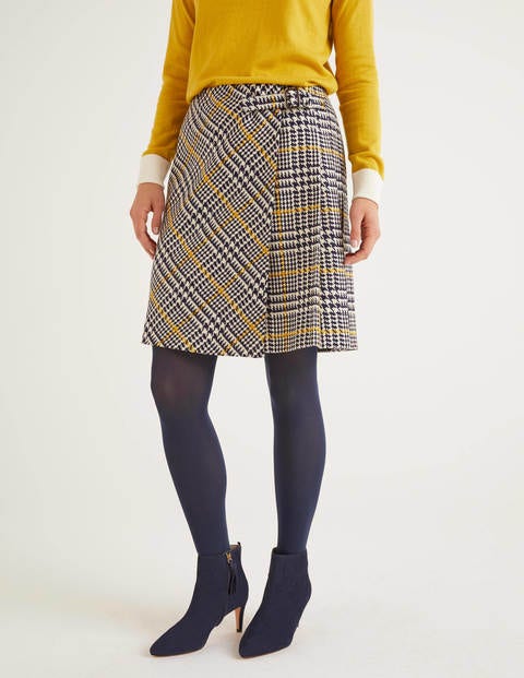 Eleanor Tweed Kilt - Yellow Prince of Wales Eleanor Tweed Kilt - Yellow Prince of Wales