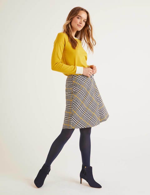 Eleanor Tweed Kilt - Yellow Prince of Wales Eleanor Tweed Kilt - Yellow Prince of Wales