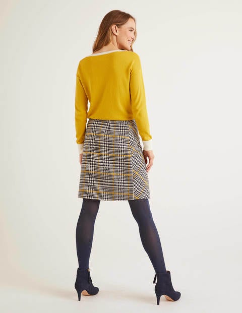 Eleanor Tweed Kilt - Yellow Prince of Wales Eleanor Tweed Kilt - Yellow Prince of Wales