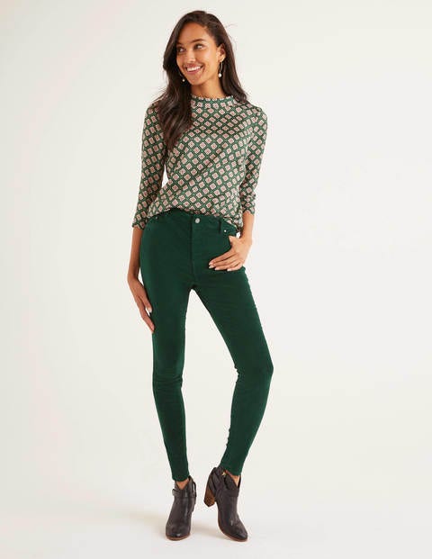 Velvet Super Skinny Jeans - Midnight Garden Velvet Super Skinny Jeans - Midnight Garden