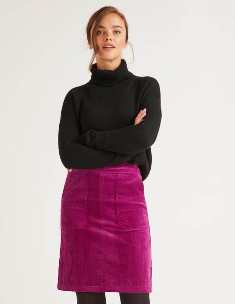 Leonie Cord Mini Skirt - Vibrant Plum Leonie Cord Mini Skirt - Vibrant Plum