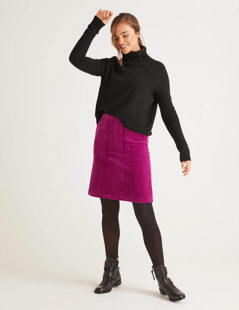 Leonie Cord Mini Skirt - Vibrant Plum Leonie Cord Mini Skirt - Vibrant Plum