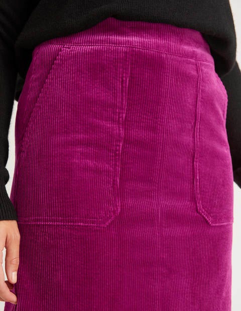 Leonie Cord Mini Skirt - Vibrant Plum Leonie Cord Mini Skirt - Vibrant Plum