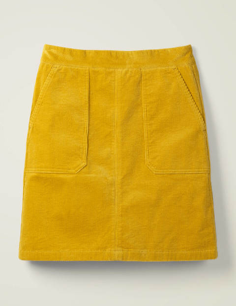Leonie Cord Mini Skirt - Saffron Leonie Cord Mini Skirt - Saffron