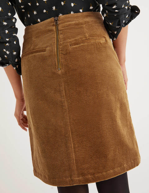 Leonie Cord Mini Skirt - Gingerbread Leonie Cord Mini Skirt - Gingerbread