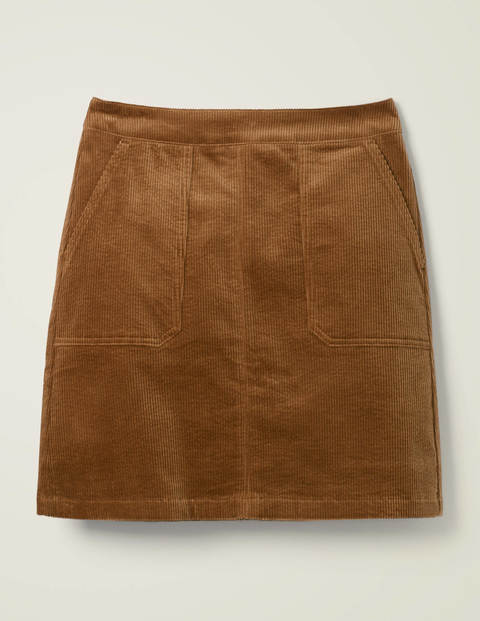 Leonie Cord Mini Skirt - Gingerbread Leonie Cord Mini Skirt - Gingerbread