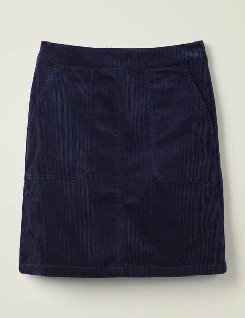 Leonie Cord Mini Skirt - Navy Leonie Cord Mini Skirt - Navy